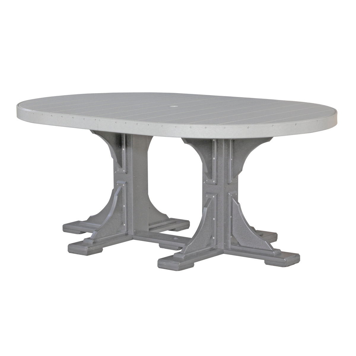 LuxCraft 4' x 6' Oval Table - Bar Height