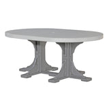 LuxCraft 4' x 6' Oval Table - Bar Height
