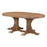 LuxCraft 4' x 6' Oval Table - Dining Height
