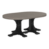 LuxCraft 4' x 6' Oval Table - Dining Height