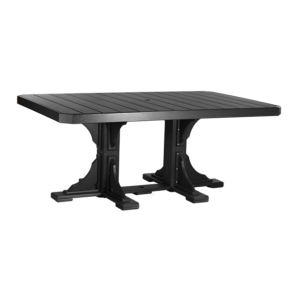 LuxCraft 4' x 6' Rectangular Table - Bar Height