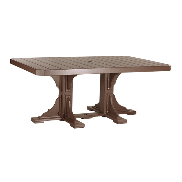 LuxCraft 4' x 6' Rectangular Table - Bar Height