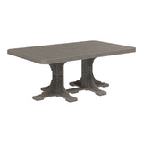 LuxCraft 4' x 6' Rectangular Table - Bar Height