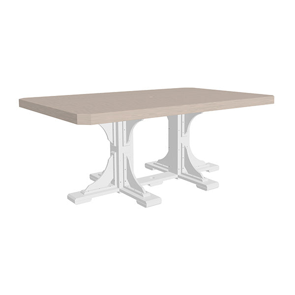 LuxCraft 4' x 6' Rectangular Table - Counter Height