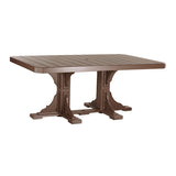LuxCraft 4' x 6' Rectangular Table - Counter Height