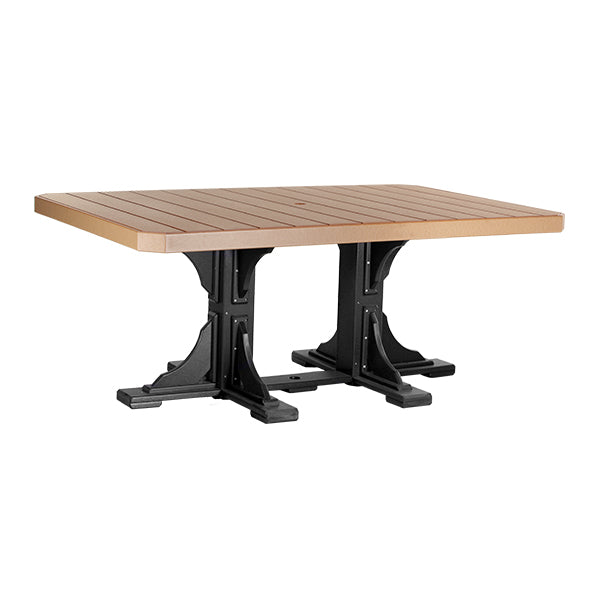 LuxCraft 4' x 6' Rectangular Table - Counter Height