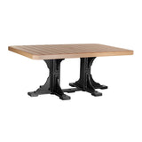 LuxCraft 4' x 6' Rectangular Table - Counter Height
