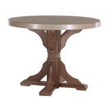 LuxCraft 4' Round Table - Bar Height