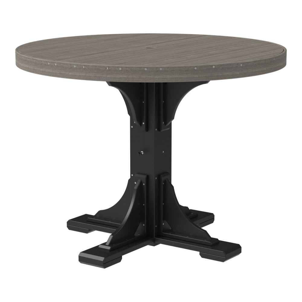 LuxCraft 4' Round Table - Counter Height