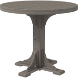 LuxCraft 4' Round Table - Counter Height