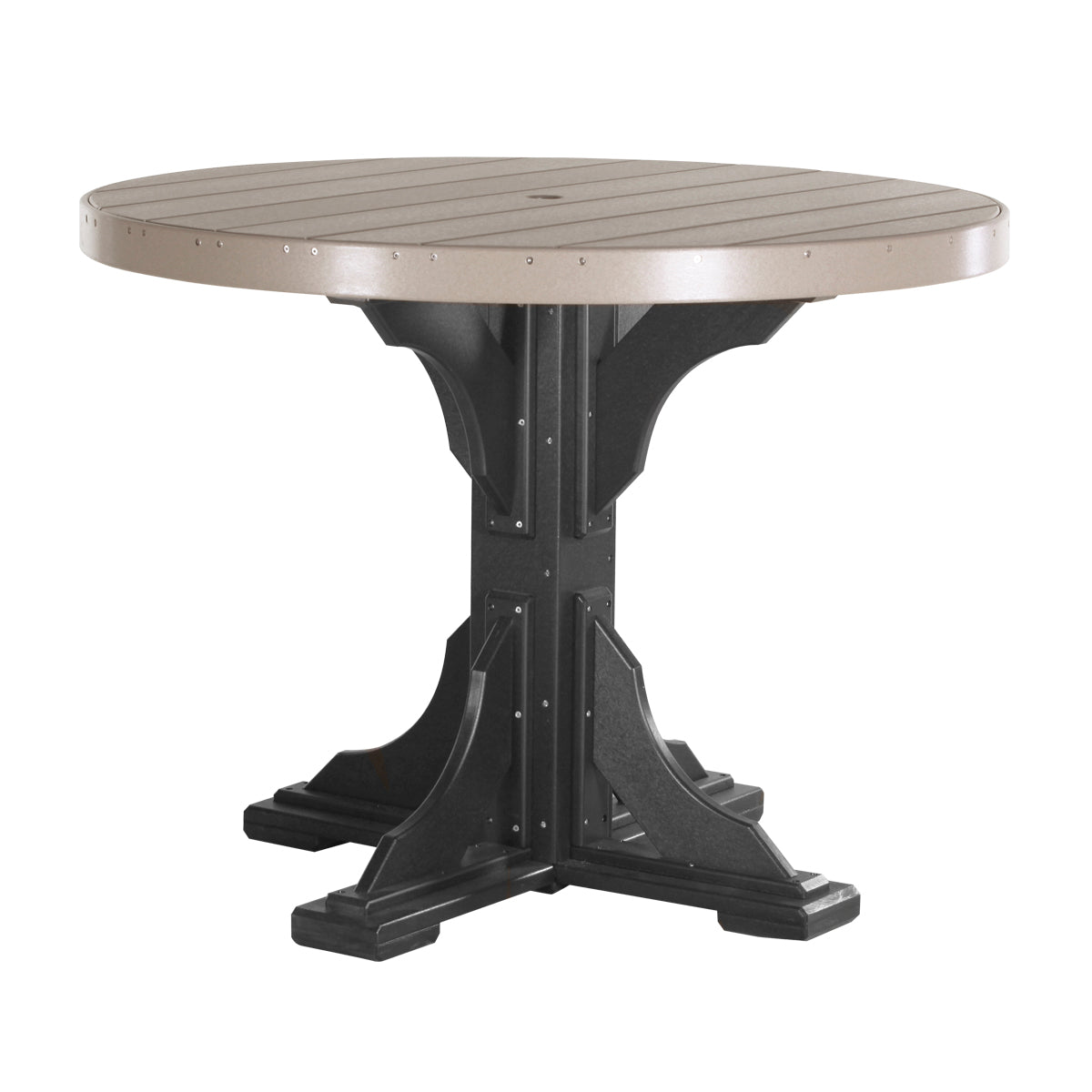 LuxCraft 4' Round Table - Counter Height