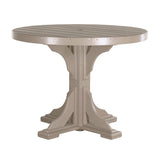LuxCraft 4' Round Table - Counter Height