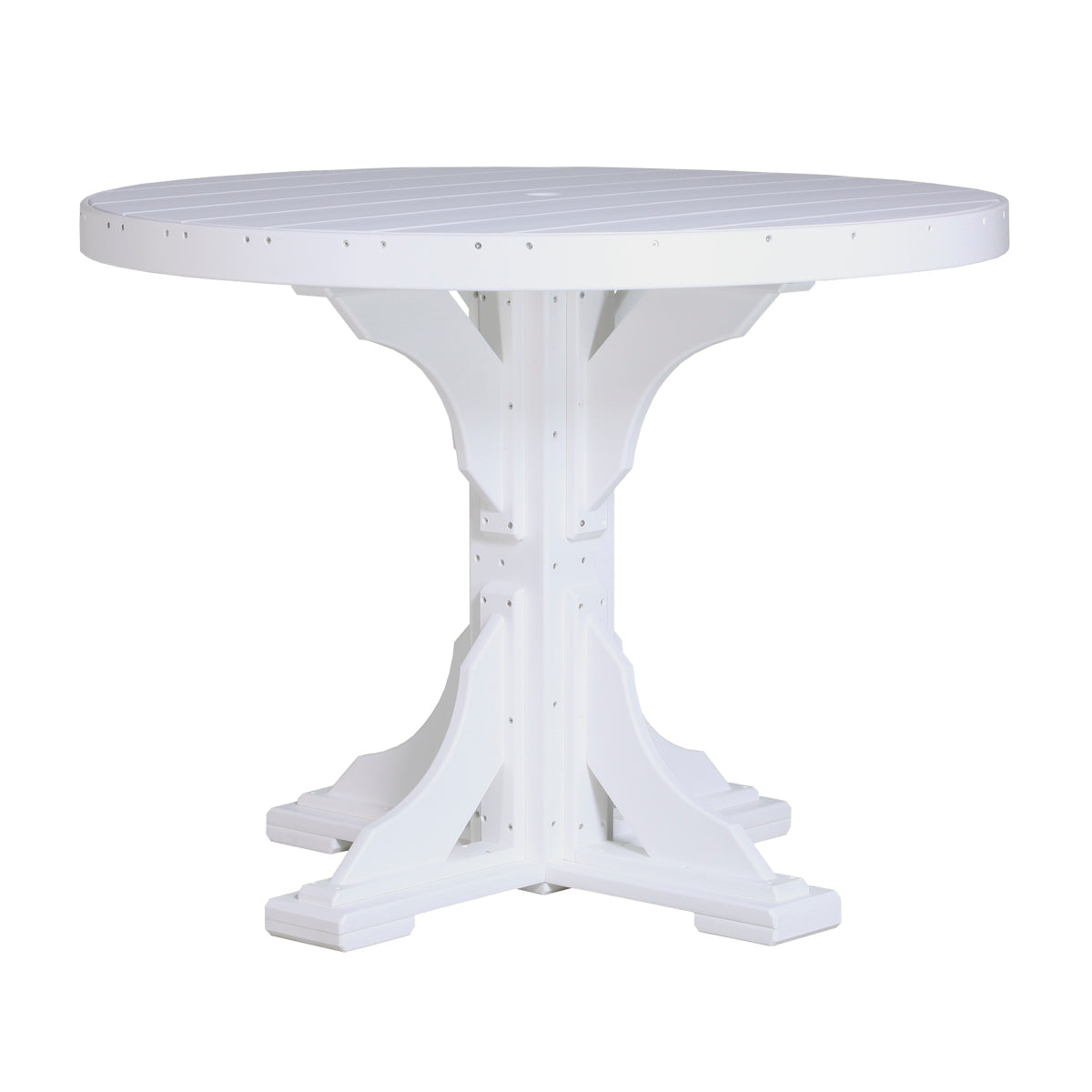 LuxCraft 4' Round Table - Counter Height