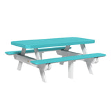 LuxCraft 6' Rectangular Picnic Table