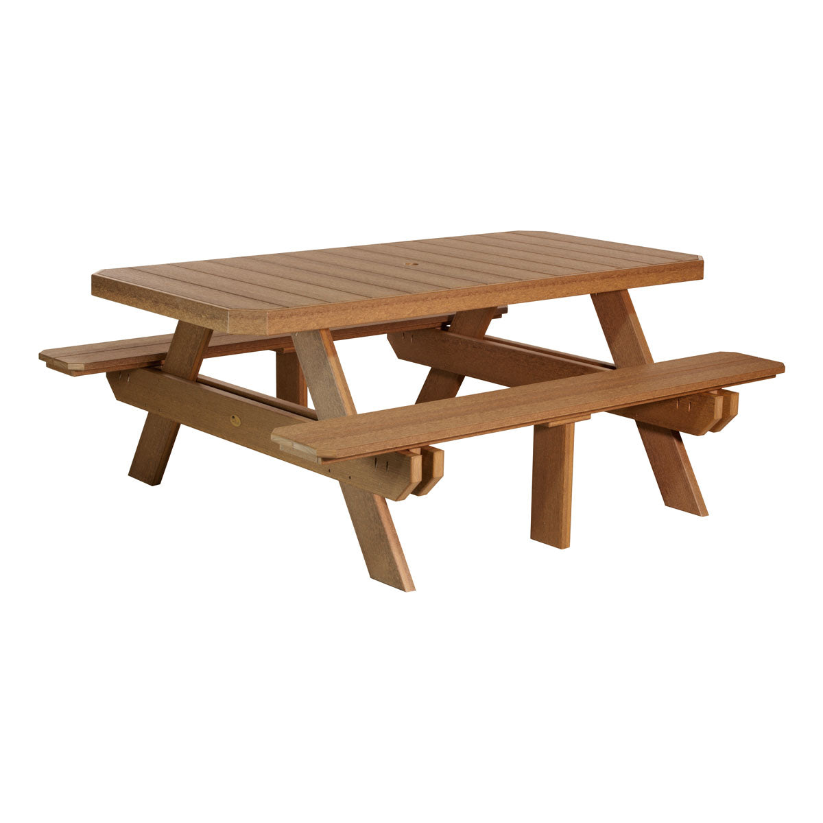 LuxCraft 6' Rectangular Picnic Table