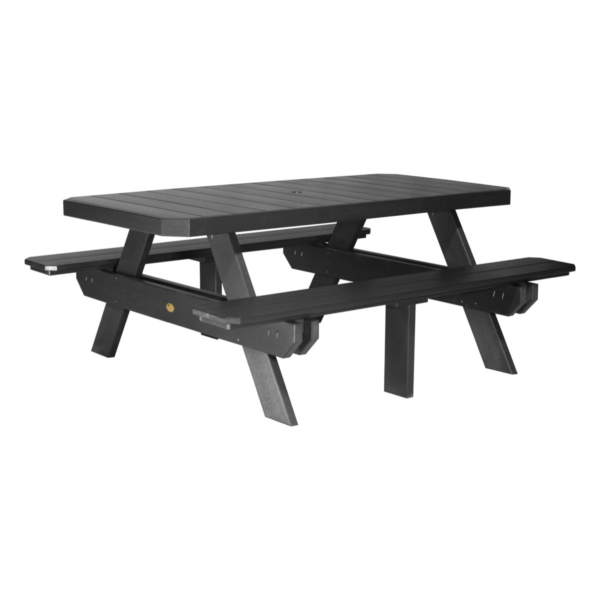 LuxCraft 6' Rectangular Picnic Table