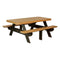 LuxCraft 6' Rectangular Picnic Table