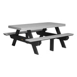 LuxCraft 6' Rectangular Picnic Table