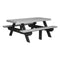 LuxCraft 6' Rectangular Picnic Table