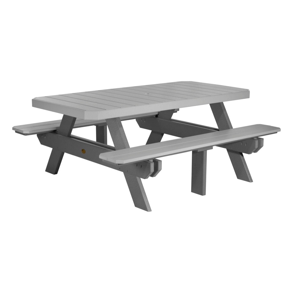 LuxCraft 6' Rectangular Picnic Table