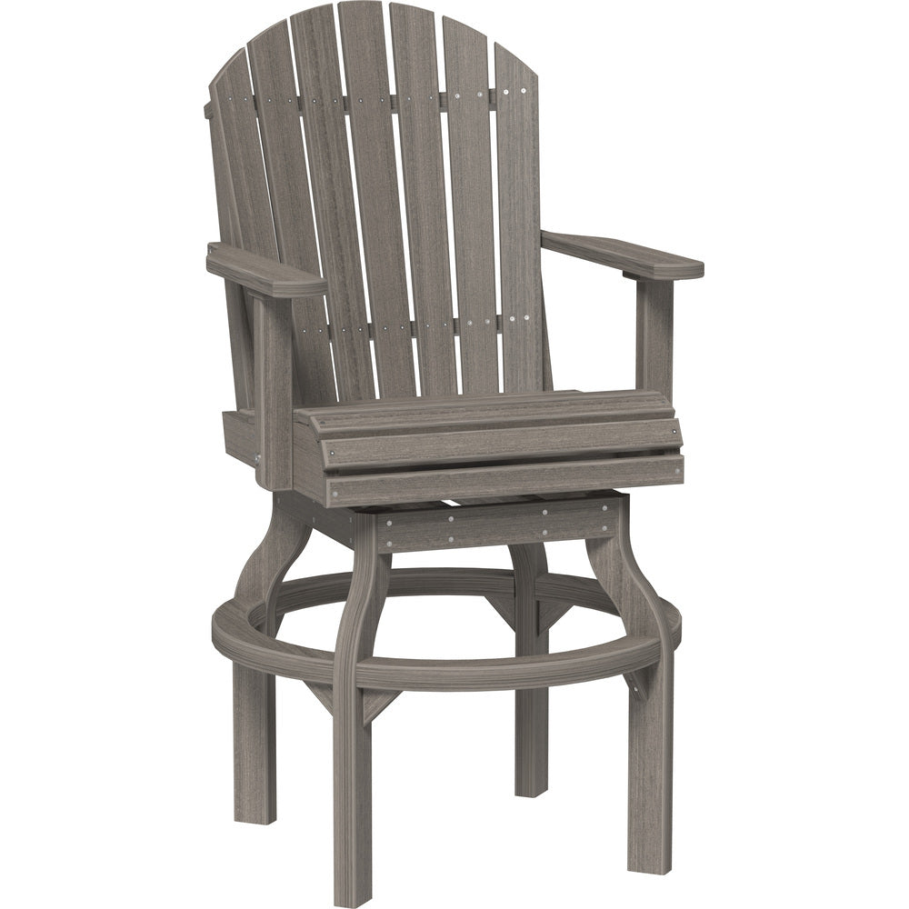 LuxCraft Adirondack Swivel Chair - Bar Height