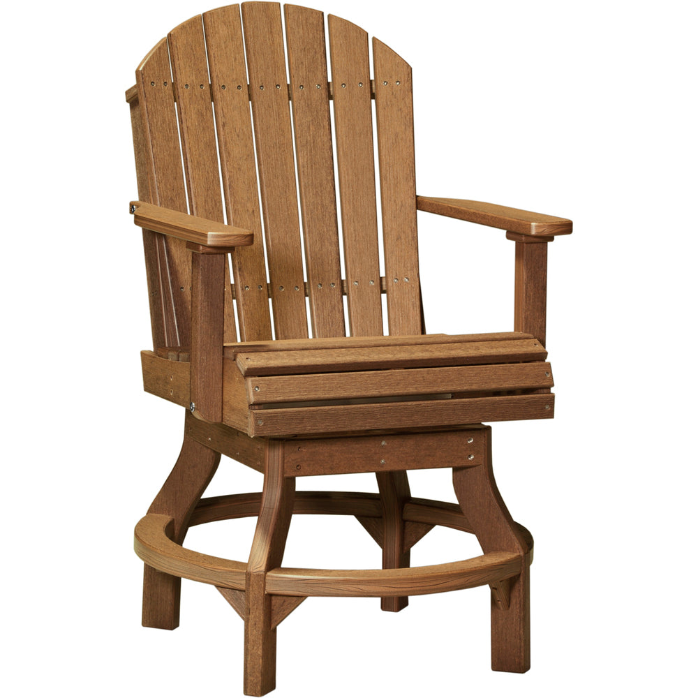 LuxCraft Adirondack Swivel Chair - Counter Height