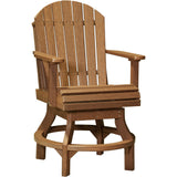 LuxCraft Adirondack Swivel Chair - Counter Height