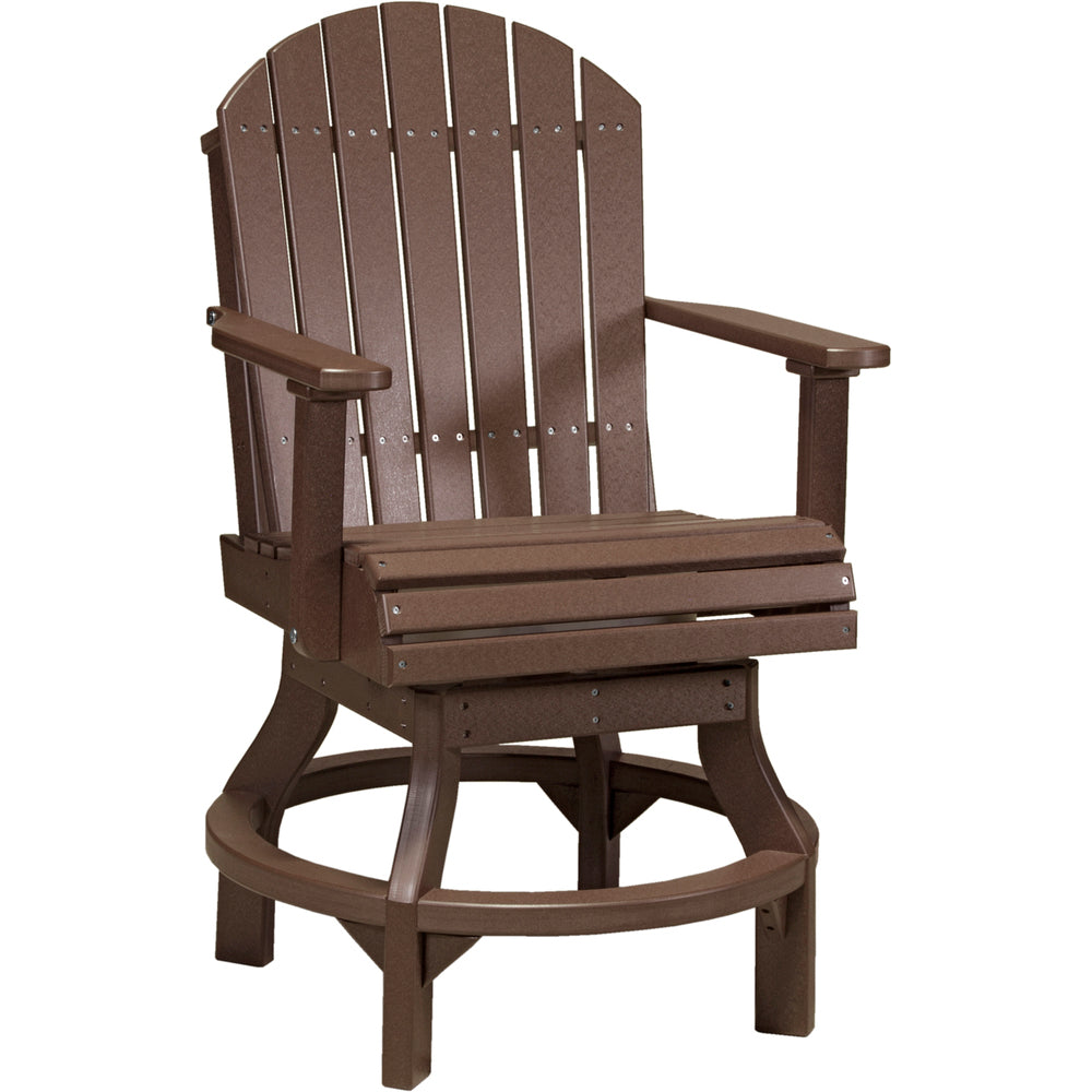 LuxCraft Adirondack Swivel Chair - Counter Height