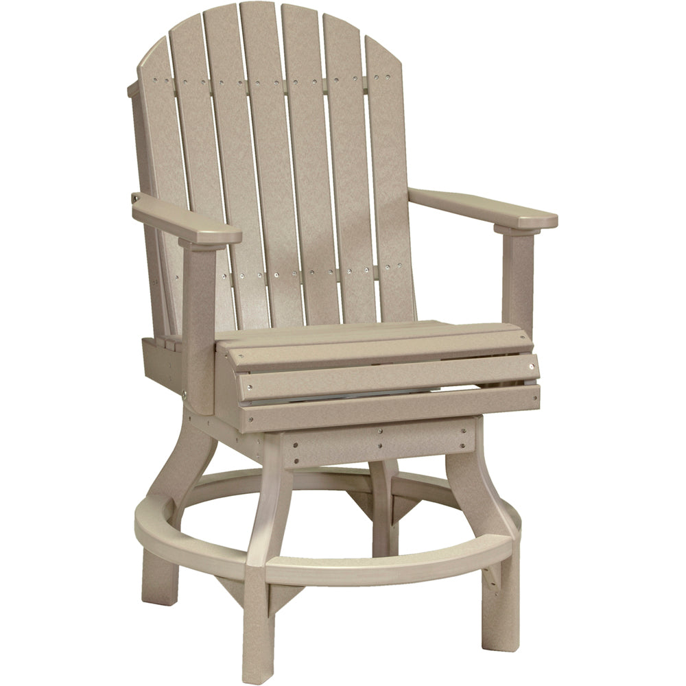 LuxCraft Adirondack Swivel Chair - Counter Height