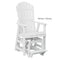Berlin Gardens Comfo-Back Single Counter Glider