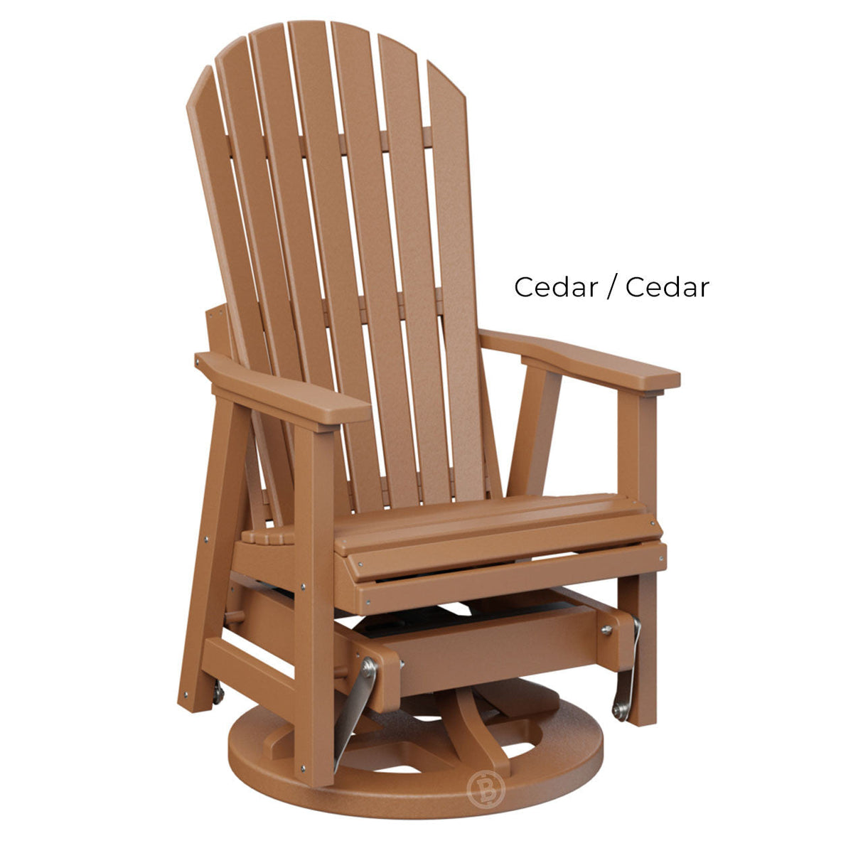 Berlin Gardens Comfo-Back Swivel Glider