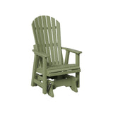 Berlin Gardens Comfo-Back Single Glider with Allochrome Brackets