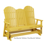 Berlin Gardens Comfo-Back Three Seat Glider w/Console