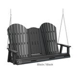 Berlin Gardens Comfo-Back Three Seat Swing w/Console (Stainless Chains)