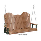 Berlin Gardens Comfo-Back Three Seat Swing w/Console (Stainless Chains)