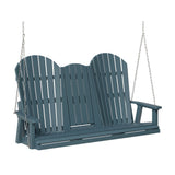 Berlin Gardens Comfo-Back Three Seat Swing w/Console (Stainless Chains)