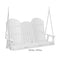 Berlin Gardens Comfo-Back Three Seat Swing w/Console (Stainless Chains)