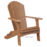 Berlin Gardens Comfo-Back Folding Adirondack Chair