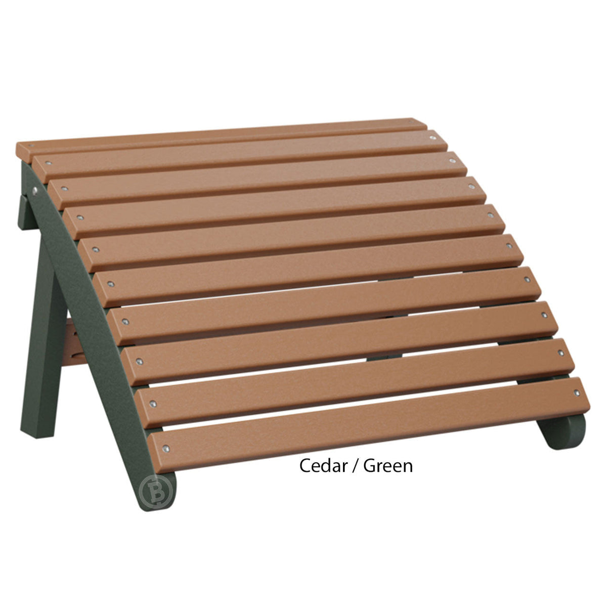 Berlin Gardens Folding Adirondack Footstool