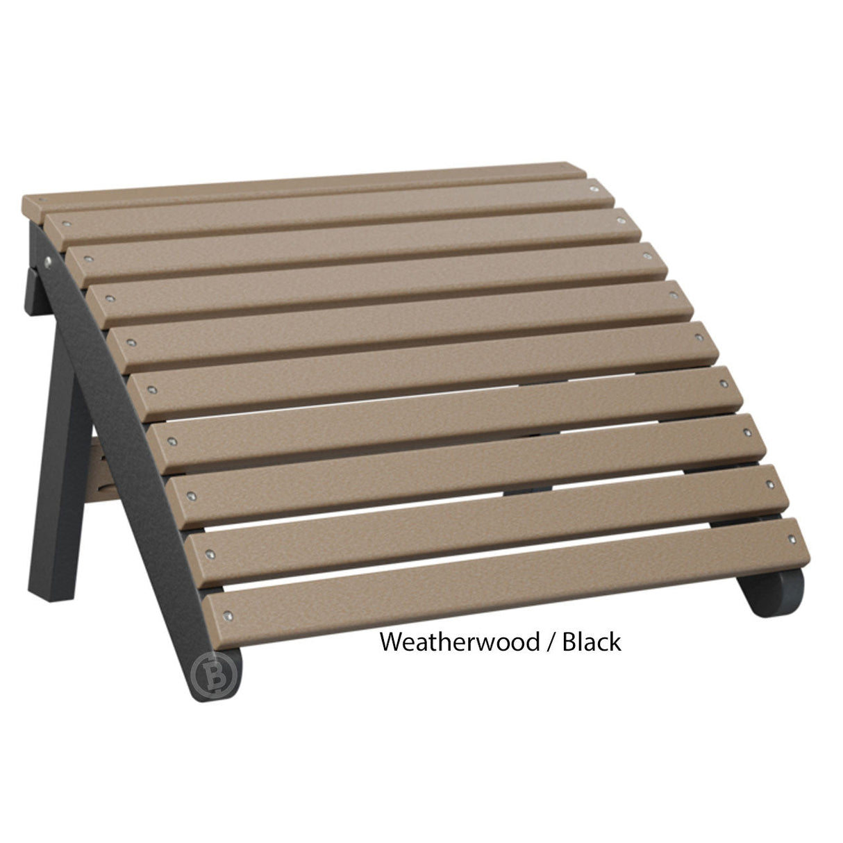 Berlin Gardens Folding Adirondack Footstool