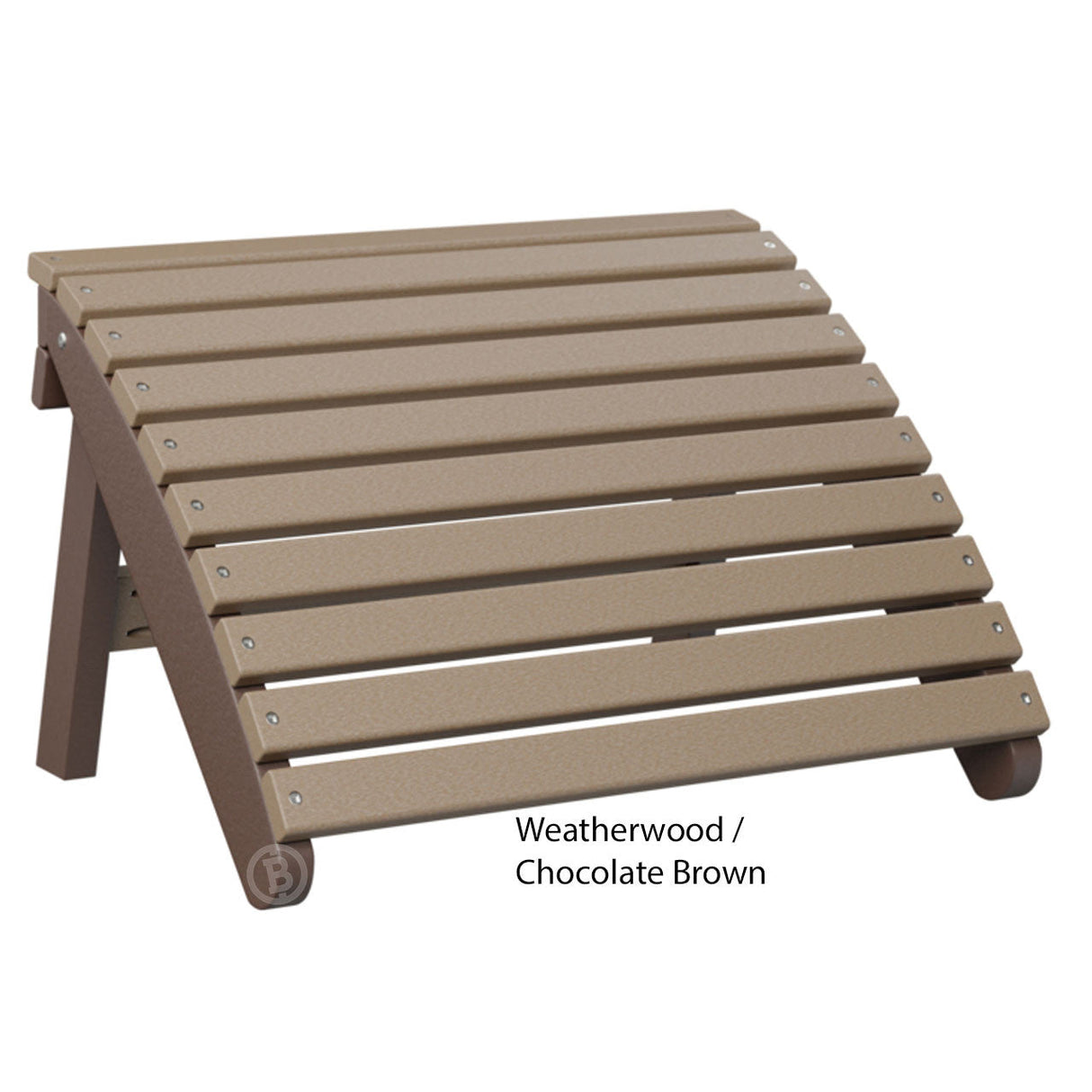 Berlin Gardens Folding Adirondack Footstool