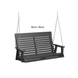 Berlin Gardens Casual-Back Double Swing (Zinc Chains)