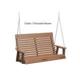 Berlin Gardens Casual-Back Double Swing (Zinc Chains)