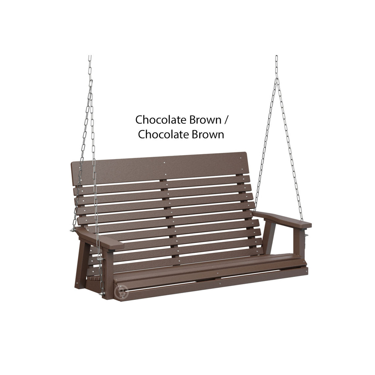 Berlin Gardens Casual-Back Double Swing (Zinc Chains)