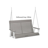 Berlin Gardens Casual-Back Double Swing (Zinc Chains)