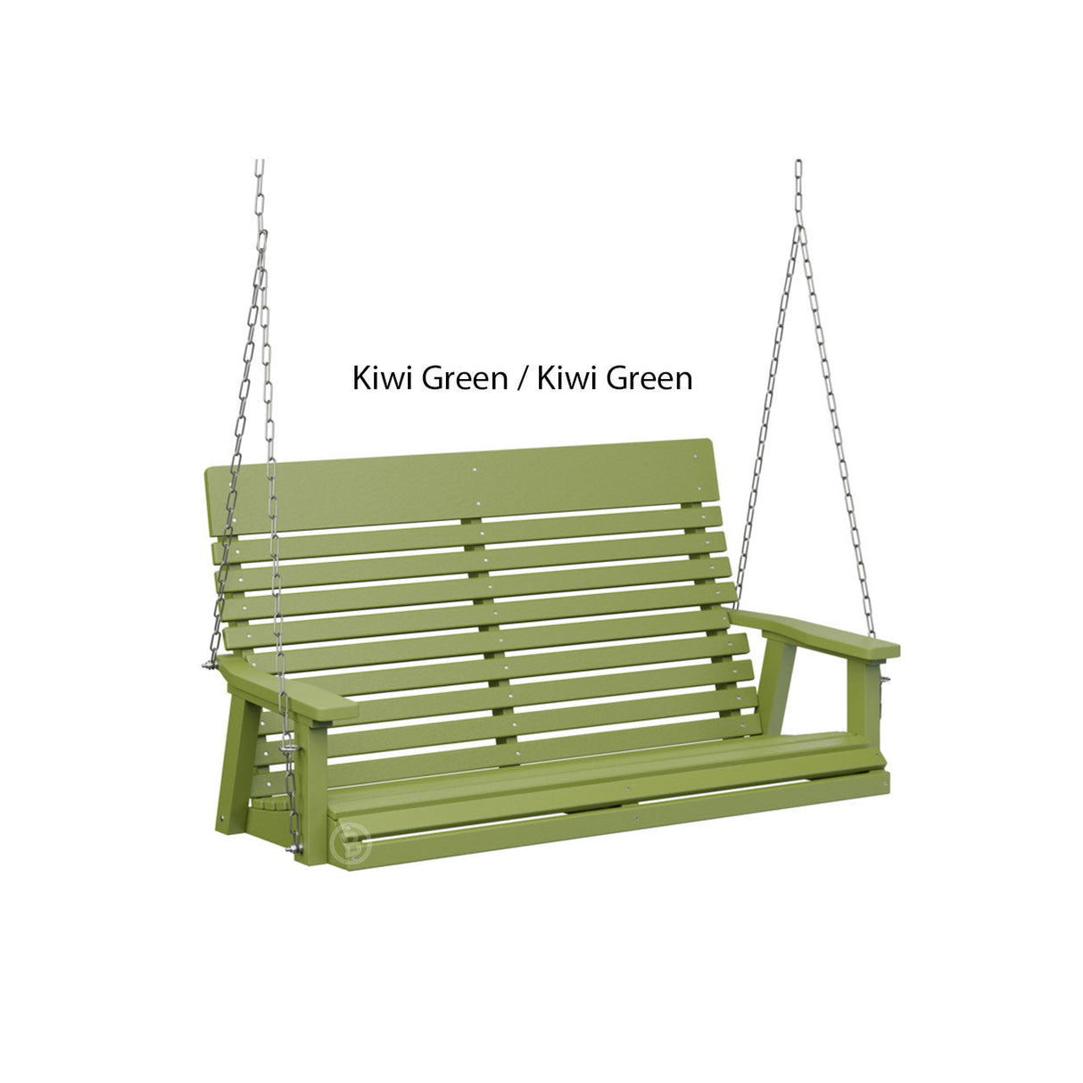 Berlin Gardens Casual-Back Double Swing (Zinc Chains)
