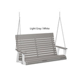 Berlin Gardens Casual-Back Double Swing (Zinc Chains)