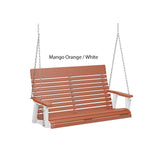 Berlin Gardens Casual-Back Double Swing (Zinc Chains)