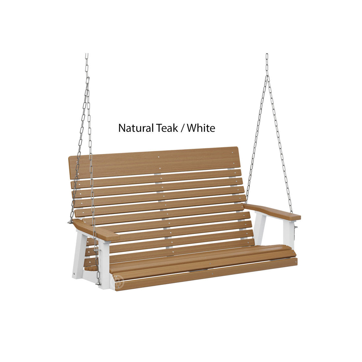 Berlin Gardens Casual-Back Double Swing (Zinc Chains)