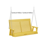 Berlin Gardens Casual-Back Double Swing (Zinc Chains)